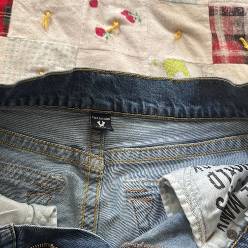 True Religion Light Blue Denim Jeans sz 34 x 32 L